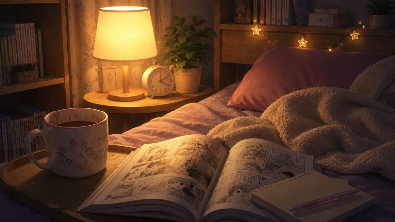 夜更けの読書時間