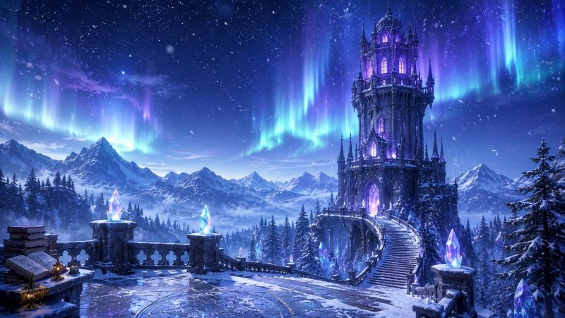 雪原の魔法塔