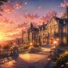 夕暮れの辺境伯邸